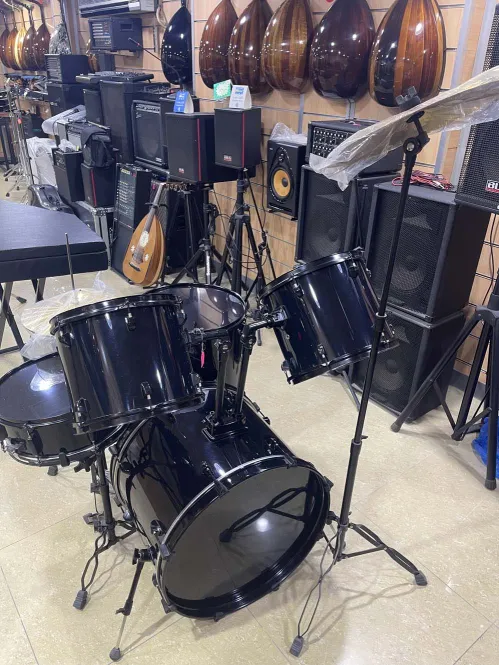 Unbranded 5-Piece Drum Set with Cymbals