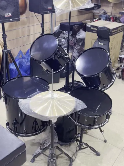 Unbranded 5-Piece Drum Set with Cymbals