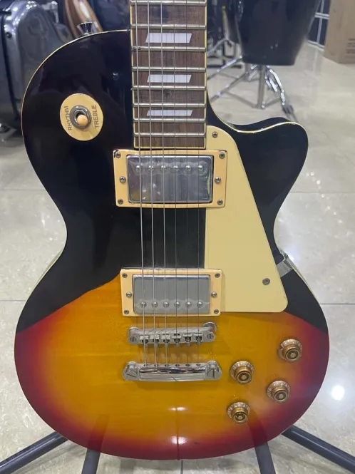 Starsun Electric Guitar – Sunburst Finish, Classic LP Style - front