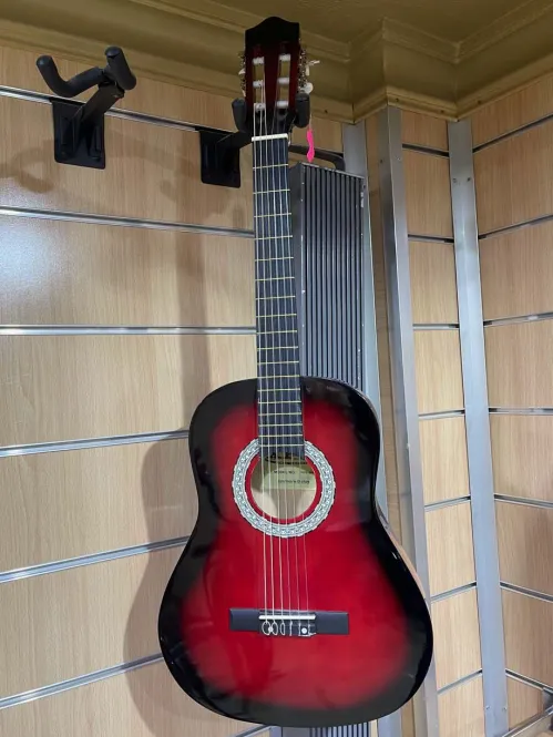 XP 1/2 Size Classical Guitar – Red Sunburst front